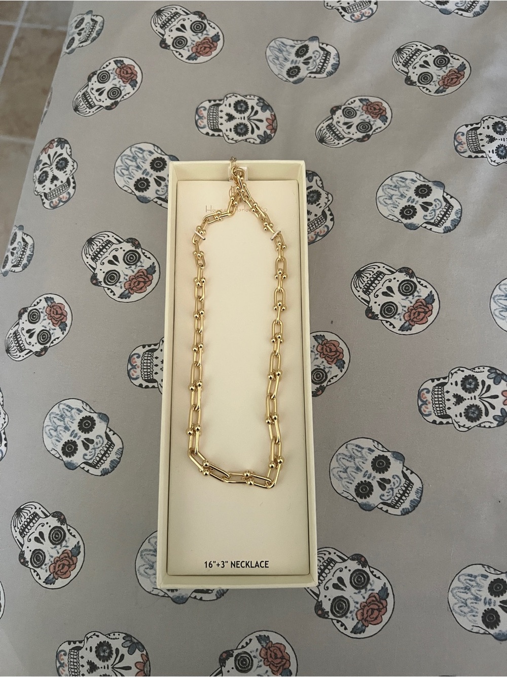 House of Harlow 1960 Gold Link Necklace